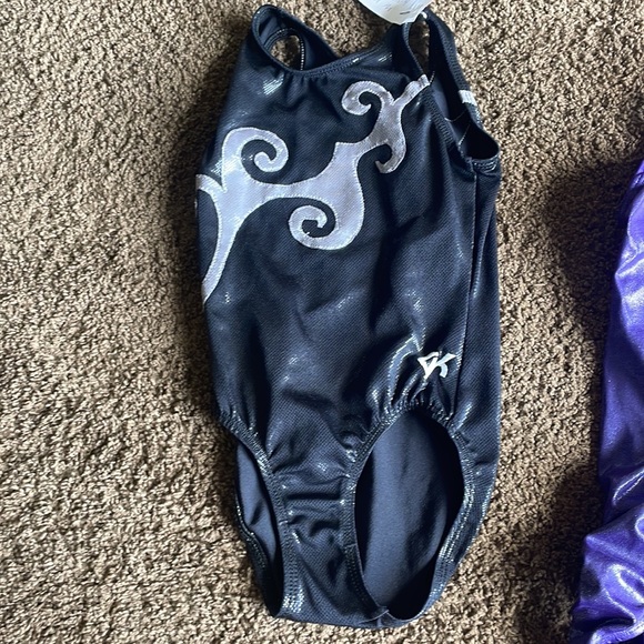 4 gymnastics leotards,  child medium - Picture 2 of 6